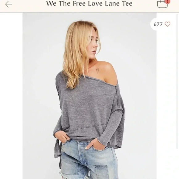 COPY - Free people long sleeve top in white. - Picture 2 of 10